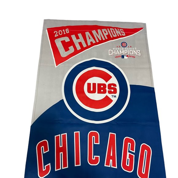 Chicago Cubs MLB World Series 2016 Banner 40"x 28" - Picture 2 of 6